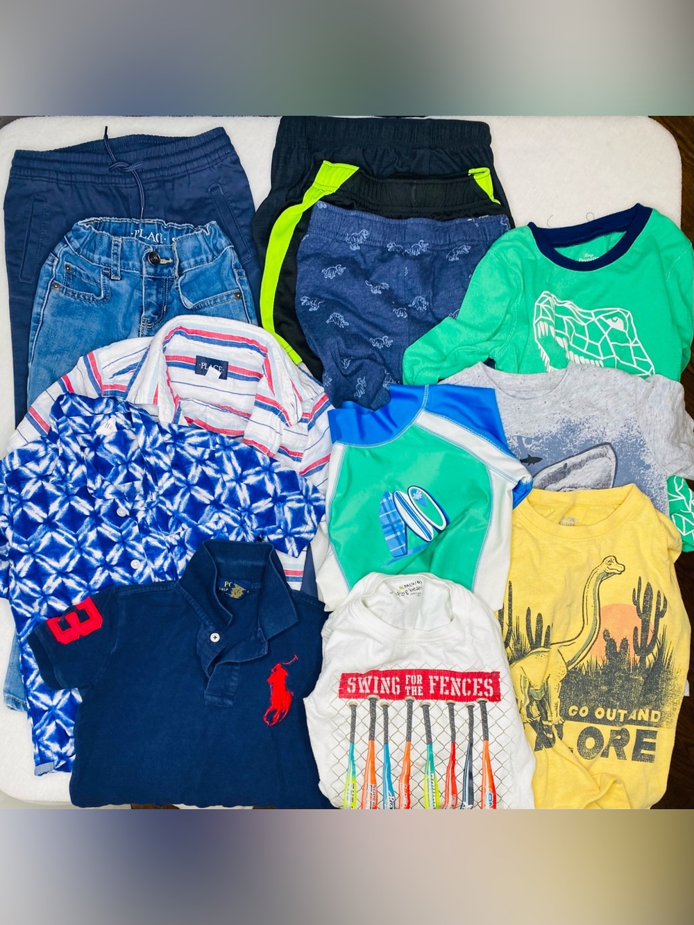 Boys Size 5 5T 5/6 Clothing Lot 13 Piece Gap Polo Old Navy Children’s Place
